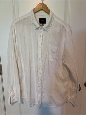 Rails Men's White Long-Sleeve Button-Down Shirt